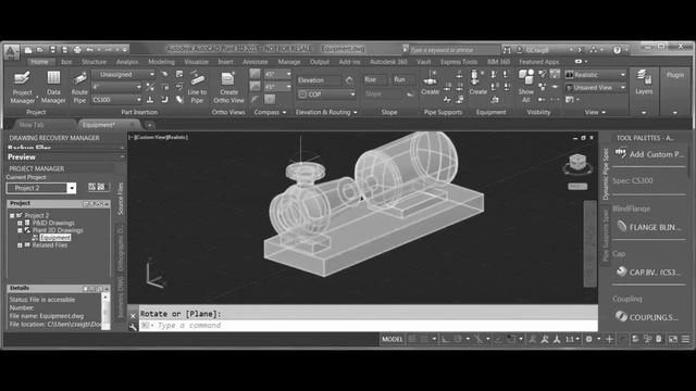 Customizing a Pump in Autodesk Plant 3D смотреть онлайн
