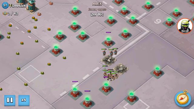 Обзор сложной базы (Тонкая шейка) в игре Boom Beach! смотреть онлайн