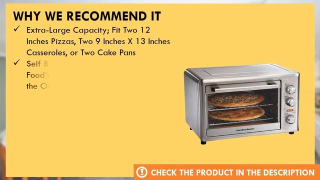Hamilton Beach Countertop Rotisserie Convection Toaster Oven Review - Best Convection Toaster Oven смотреть онлайн