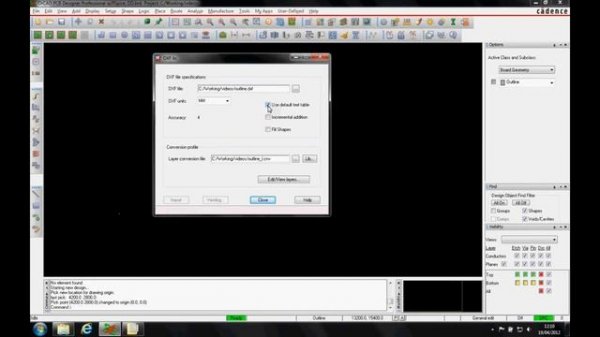 How To Import DXF File | OrCAD PCB Designer