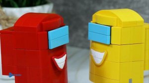 LEGO Spicy Food Challenge ? AMONG US ANIMATION MUKBANG ASMR