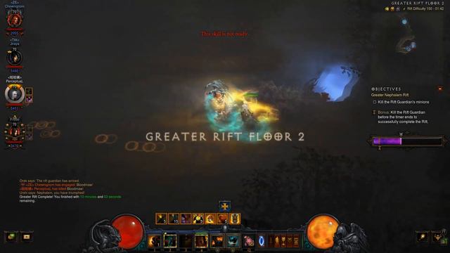 [Diablo 3] Season 27 GR150 4man EU #2 [3:23] w/ LoD Bazooka #NoConduitBTW #WhereIsPower смотреть онлайн
