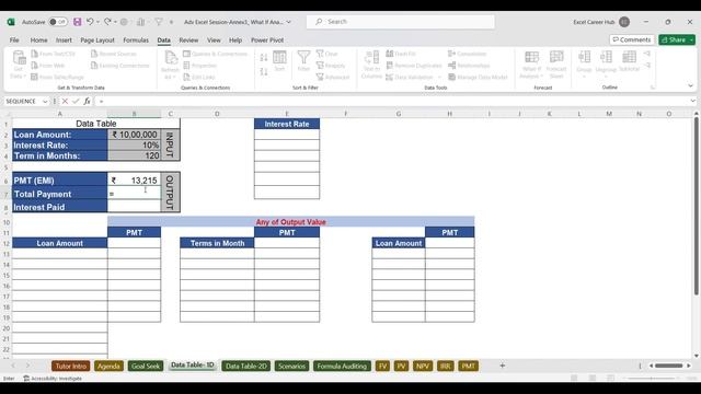 Excel Live session 17 What IF Analysis смотреть онлайн