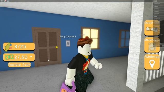 Попрошайничаем на ХЭЛЛОУИН просим Конфеты и сладости в ROBLOX призраки коты и пауки страшилки #КИД смотреть онлайн