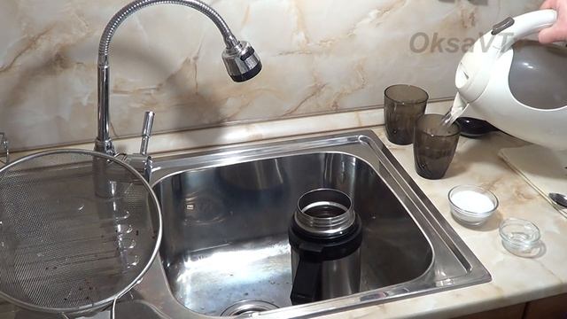 Гречневая каша в термосе. Buckwheat porridge in a thermos. смотреть онлайн
