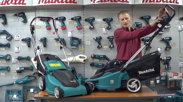 13. Газонокосилки Макита ELM3800 и DLM380 смотреть онлайн