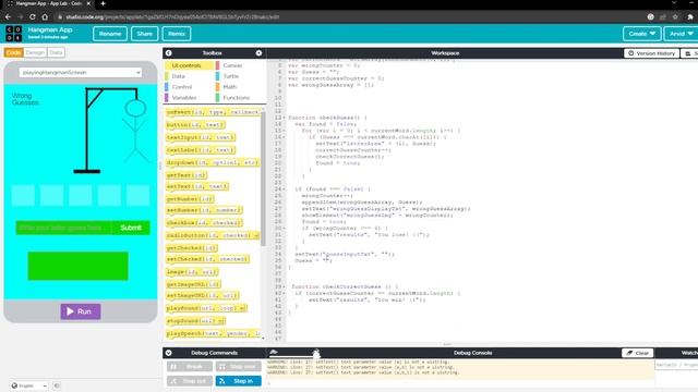 Programming a Hangman Game on Code.org смотреть онлайн