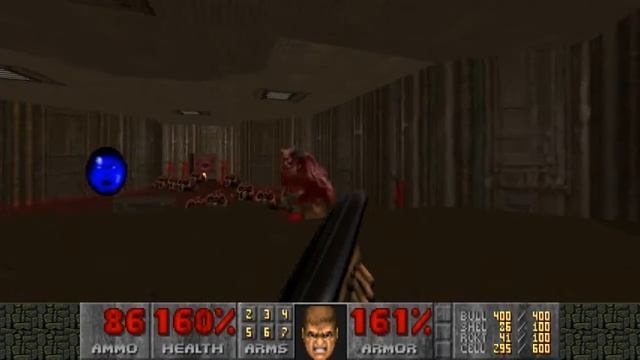 Doom II: Hell on Earth - Map08: Tricks and Traps (Ultra-Violence, 100% Kills, 100% Secrets) смотреть онлайн