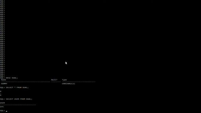 Oracle dual table importance смотреть онлайн