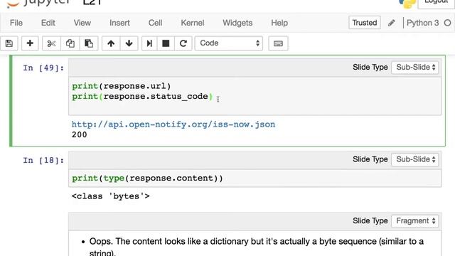 Web APIs and HTTP Requests with Python смотреть онлайн