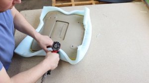 Перетяжка кресла своими руками.