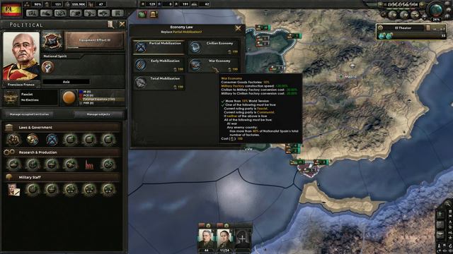 Hearts Of Iron IV - Nationalist Spain #4 : The Portugal Problem смотреть онлайн