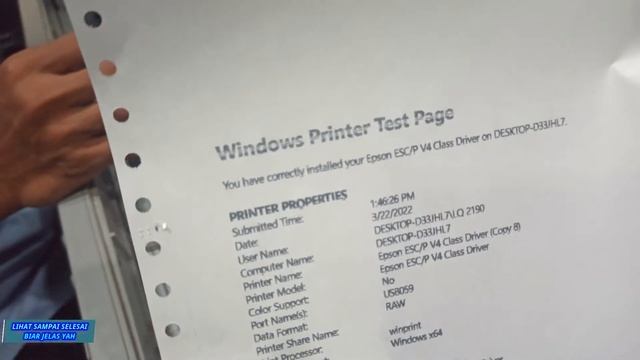 Printer Yang Harus Ganti Prinhead Baru Printer Dot Metrik Epson LQ 2190 смотреть онлайн