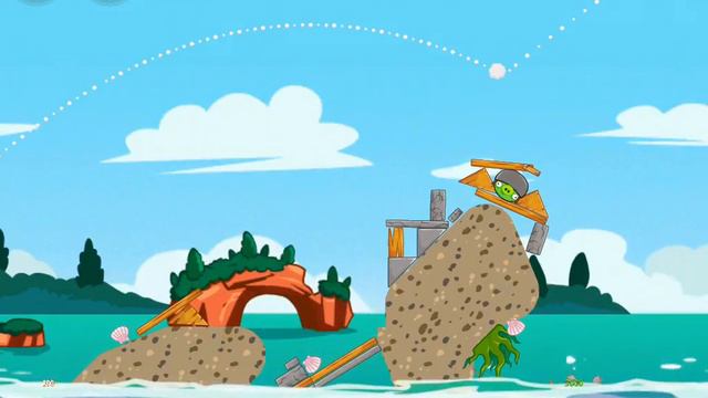 Angry Birds Seasons 2012 Level 1-12 Piglantis 3 Star Walkthrough смотреть онлайн