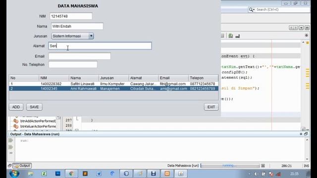 11 - CRUD pada Pemrograman Java dan MySQL смотреть онлайн