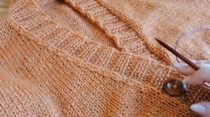 Простейший КАРДИГАН спицами / Планка  #вязаниеспицами