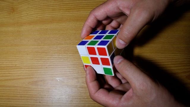 Кубик Рубика. Урок 7. Первая сторона. 1-й способ постановки средних кубиков (кубик сбоку) смотреть онлайн