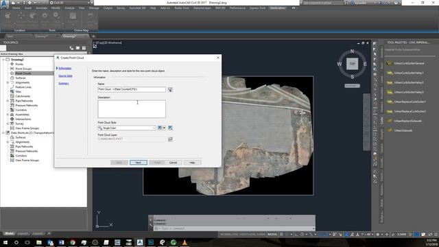 Processing Drone Imagery for AutoCAD Part 4 смотреть онлайн