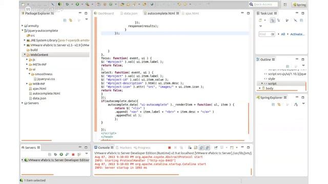 JQuery autocomplete customization смотреть онлайн