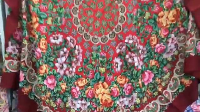 Новинка! Платок шерсть, без бахромы 125/125 «Солнечный круг» Кутузов С.К. смотреть онлайн