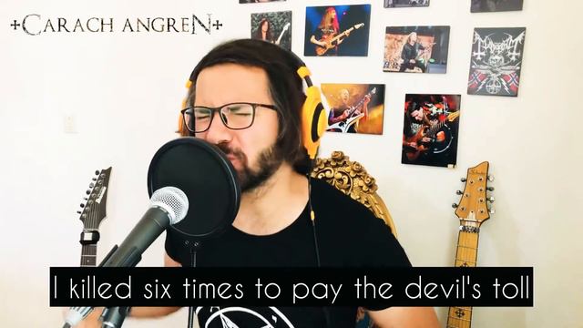 Carach Angren Necromancer (Vocal Cover) with Shure SM58 смотреть онлайн