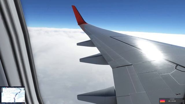 MSFS 2020 | Москва UUEE - Шарм-эль-Шейх | PMDG B737-800 Aeroflot | 6K + 100 лет Аэрофлоту