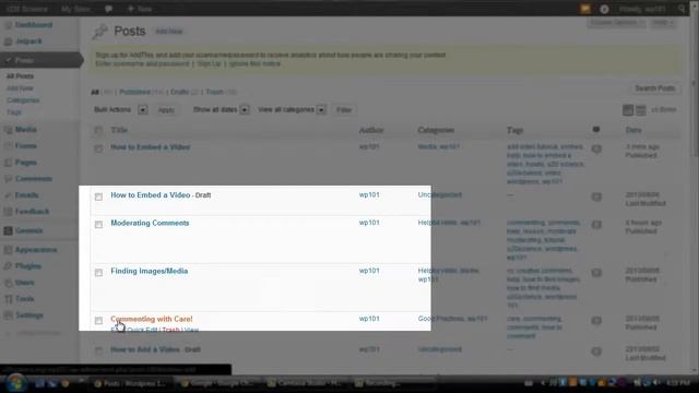 Wordpress 101 Tutorial: How to Change the Date of a Post смотреть онлайн