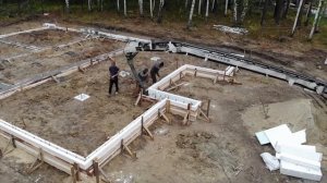 Монтаж свайно-ростверкового фундамента с монолитной плитой | Завод Полистиролбетон