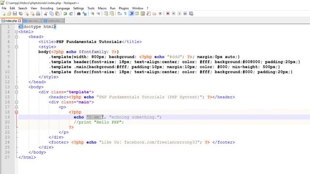PHP Fundamentals Part-06: Showing Output in PHP смотреть онлайн
