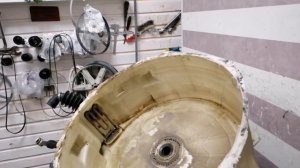 Indesit IWSD6105 замена подшипников. Сложный бак.