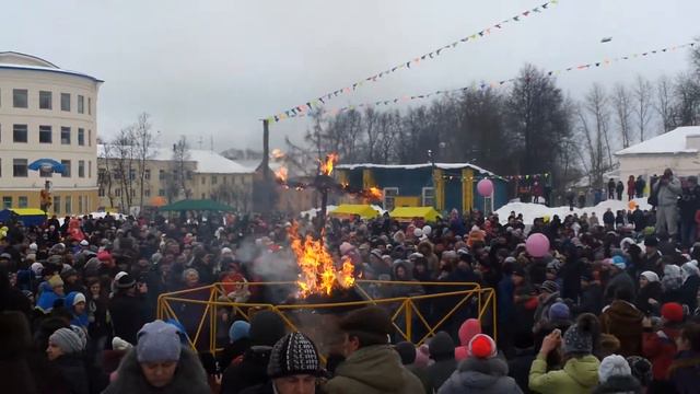 Сожжение Масленицы, Владимир 2012 смотреть онлайн