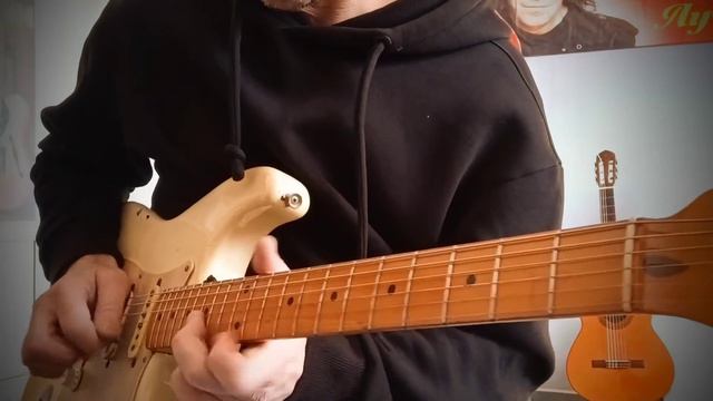 Fender stratocaster Japan st57 usa pickups Alder Relic 1993-94 смотреть онлайн