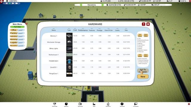 Computer Tycoon - Part 1: 1974. Let's Play Computer Tycoon