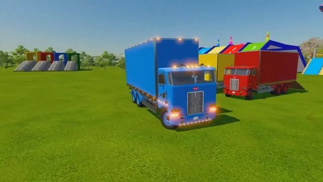 DACIA, VOLSKWAGEN, FORD, BMW COLOR POLICE CARS TRANSPORTING WITH TRUCKS - BeamNG.drive смотреть онлайн