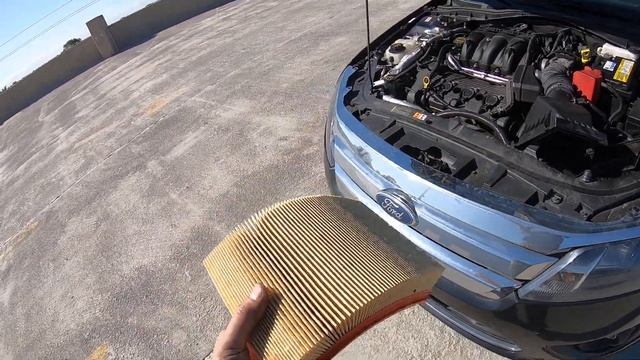 How to replace Air Filter in 2010 2011 2012 Ford Fusion смотреть онлайн
