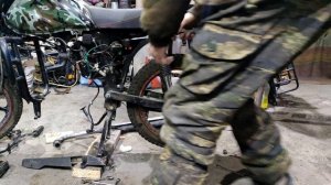 Ведомая звезда мопеда Alpha, ее люфт и смещение