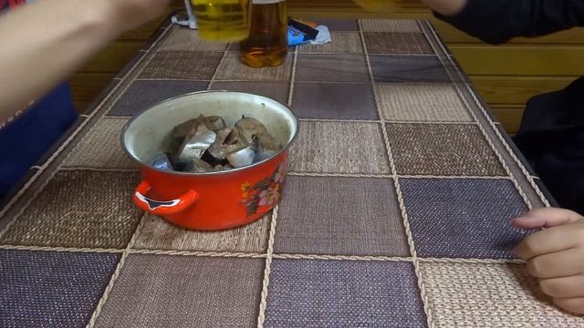 Шашлык из Скумбрии #шашлык из рыбы смотреть онлайн