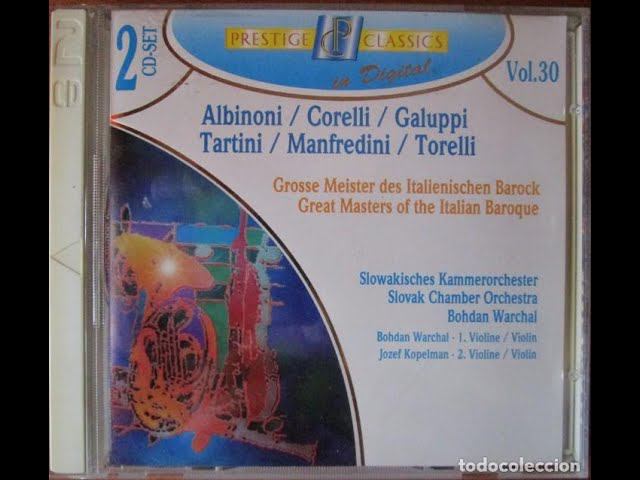 Great Masters Of The Italian Baroque (Albinoni, Corelli, Manfredini) CD1