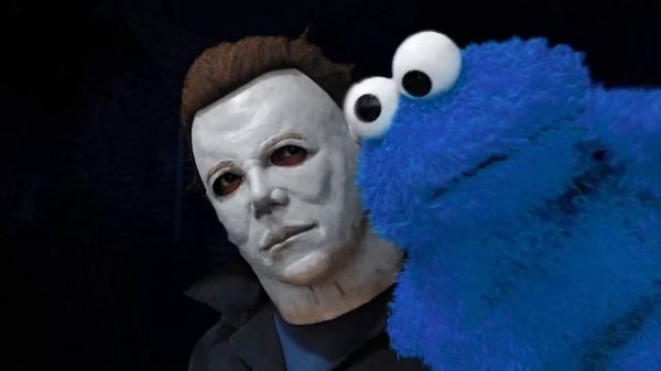 1978 Michael Myers & Cookie monster [cosplay by Edwin]