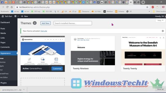GeneratePress Installation in Wordpress - Tutorial смотреть онлайн