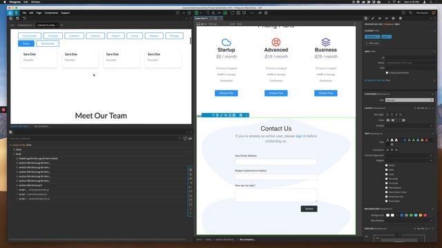 Using Froala Blocks to build a website in Pinegrow Web Editor - Part 2 of 2 - Building the page смотреть онлайн