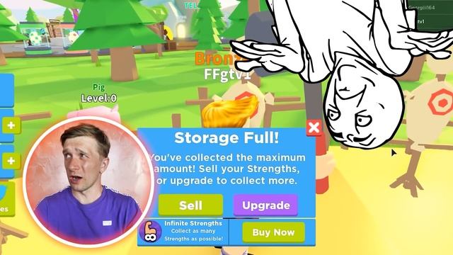 ТРЕСКАЕТСЯ ЗЕМЛЯ от УДАРА СТУЛА! Странный СИМУЛЯТОР в ROBLOX! ЧТООООО?? смотреть онлайн