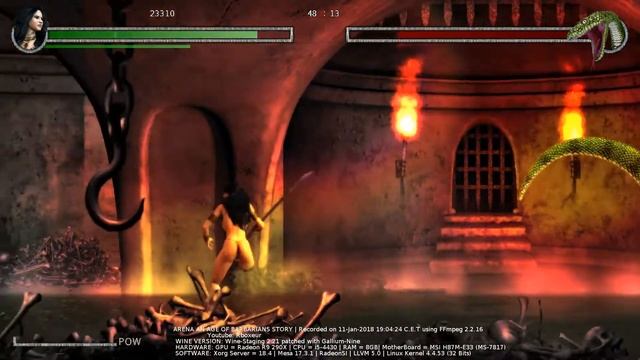 Story mode with Sheyna in 26:15 min | ARENA An Age of Barbarians Story on Linux смотреть онлайн