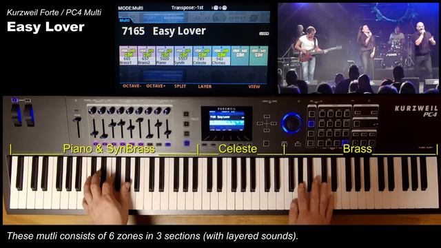 Kurzweil Forte & PC4 sound demo - Phil Collins - Easy Lover смотреть онлайн