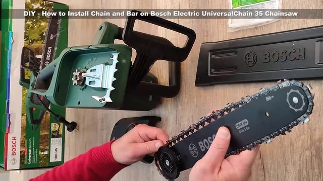 DIY - How to Install Chain and Bar on Bosch Electric UniversalChain 35 Chainsaw - Bob The Tool Man смотреть онлайн