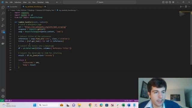 Deploying AWS Lambda Functions with Docker and Amazon ECR | large 10GB packages (2023) смотреть онлайн