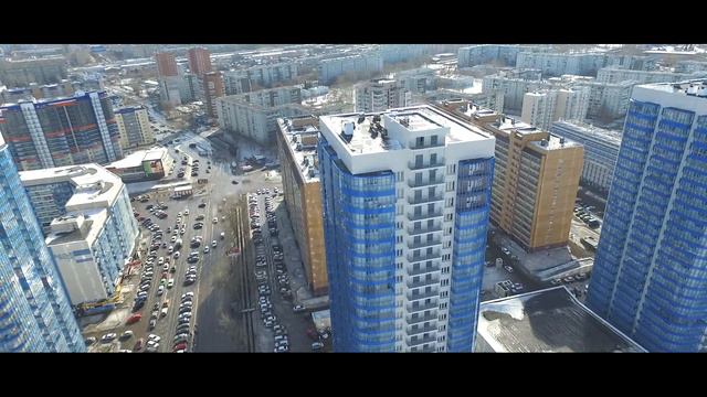 Аэросъемка в Красноярске - город с высоты, красивые виды смотреть онлайн