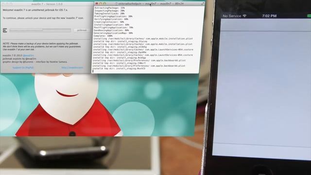 JAILBREAK iOS 7.x.x NOVATO (iPhone 4, iPad 2, y todos, PROBLEMAS) смотреть онлайн