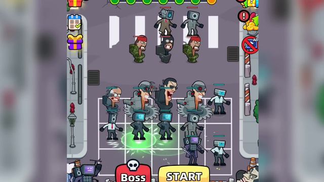 Merge War: Skibydy vs Kamera Gameplay - Merge War: Monster vs Cyberman Merge Fight Max Level Game смотреть онлайн