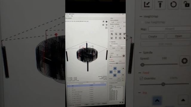 Test G-Code Sender "GRBL Control" via Bluetooth Part 1 смотреть онлайн
